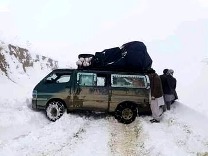 شرایط اضطراری درافغانستان بدلیل بارش شدید برف
