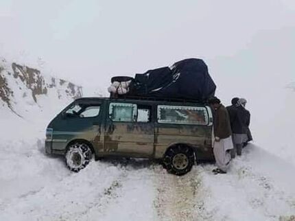 شرایط اضطراری درافغانستان بدلیل بارش شدید برف