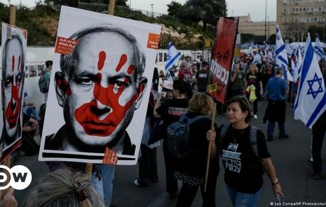 بزرگترین تظاهرات علیه نتانیاهو در اسرائیل از آغاز جنگ غزه