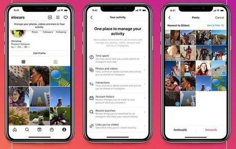 امکان حذف دسته‌جمعی با بروزرسانی جدید اینستاگرام