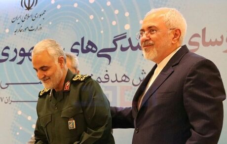 ظریف: شهید سلیمانی نمایانگر موضع جمهوری اسلامی در منطقه بود