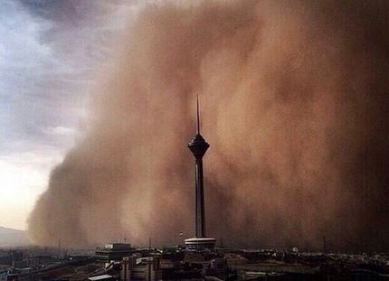 آمار مصدومان طوفان تهران به ۹ نفر رسید