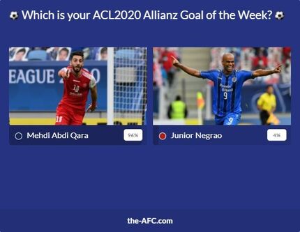 گل مهاجم پرسپولیس برترین گل هفته لیگ قهرمانان آسیا