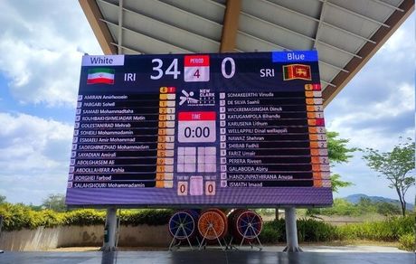 برد ۳۴ هیچ تیم ملی واترپلو در مسابقات جوانان آسیا