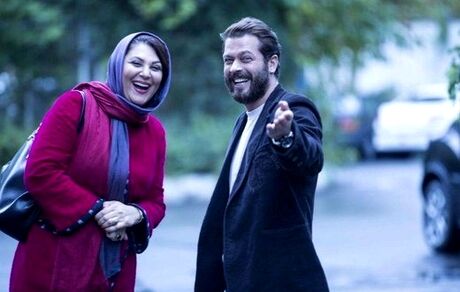 تصویری از لاله اسکندری و پژمان بازغی روی پوستر «تیغ و ترمه»