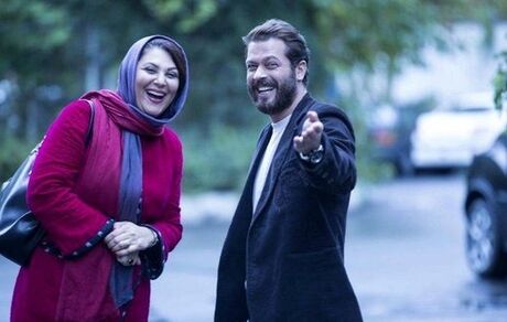 تصویری از لاله اسکندری و پژمان بازغی روی پوستر «تیغ و ترمه»