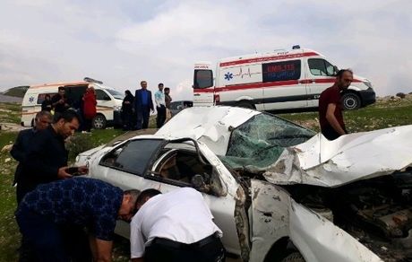 ۱۵ فوتی و مصدوم در سه تصادف جداگانه سومین روز سال جدید