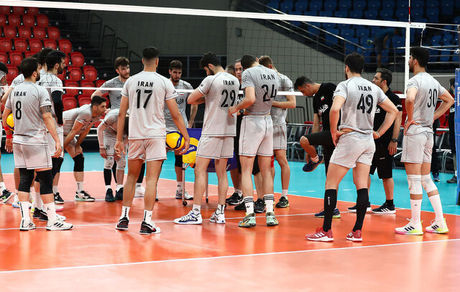 اولین تمریم تیم ملی والیبال در فیلیپین برگزار شد