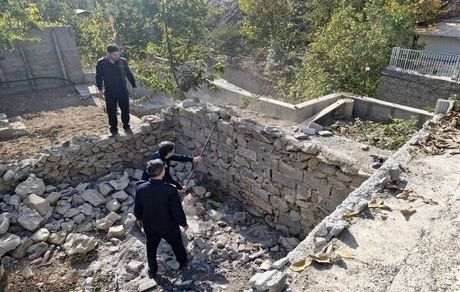 تخریب دو بنای غیرمجاز در روستاهای سنگان و کشار منطقه ۲۲ تهران