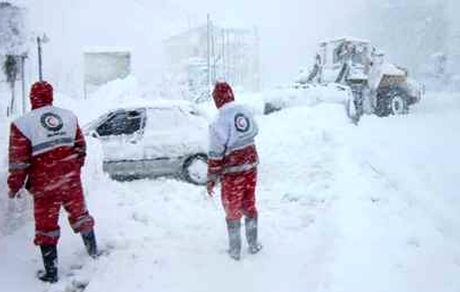 امدادرسانی هلال‌احمر به ۱۹ هزار هموطن در برف و کولاک