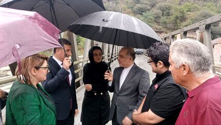 پل جدید در آلاوردی با حضور سفیر ایران در ارمنستان افتتاح شد