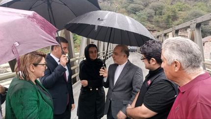 پل جدید در آلاوردی با حضور سفیر ایران در ارمنستان افتتاح شد