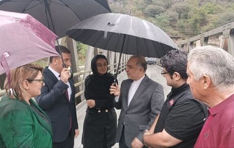 پل جدید در آلاوردی با حضور سفیر ایران در ارمنستان افتتاح شد