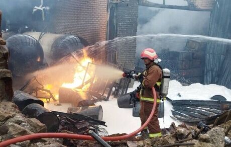 سه فوتی در انفجار یک کارخانه در شهرک صنعتی بابل