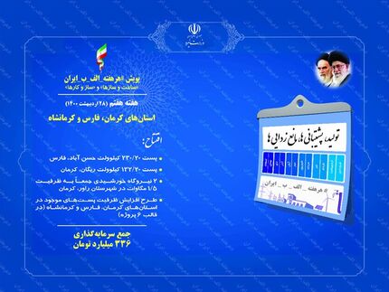 ۱۰ پروژه صنعت برق در ۳ استان کشور امروز، افتتاح می‌شود