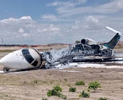 سقوط هواپیمای وزیر معادن کنگو و هیات همراه