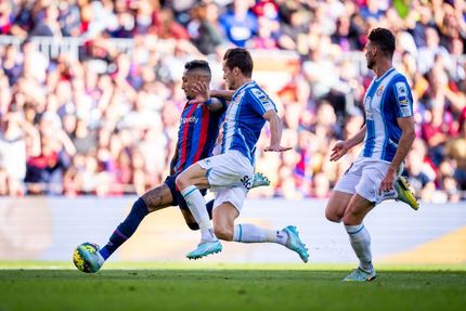 فوتبال در لیگ‌های اروپایی: بارسلونا در دربی کارت‌باران متوقف شد / منچستریونایتد برد و سیتی باز هم نبرد