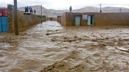 خسارت سنگین سیل به کشاورزی میامی در استان سمنان