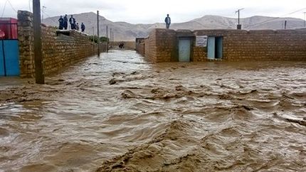 خسارت سنگین سیل به کشاورزی میامی در استان سمنان