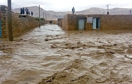 خسارت سنگین سیل به کشاورزی میامی در استان سمنان