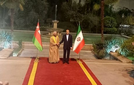 وزیر امور خارجه با همتای عمانی دیدار کرد