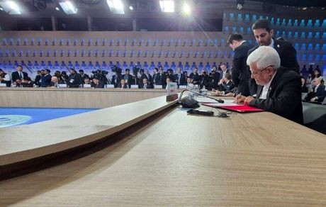 معاون اول رئیس‌جمهور سند همکاری‌های اعضای شانگهای را امضا کرد