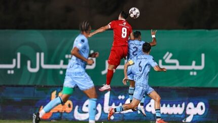 پرسپولیس به سختی به رده دوم لیگ برتر فوتبال رسید