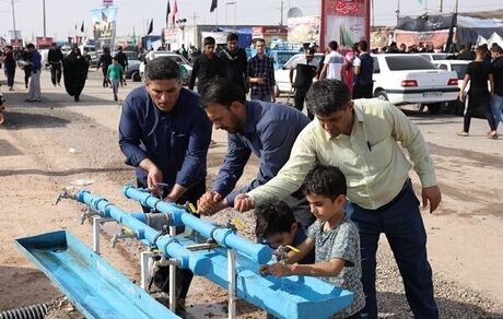 ایجاد شبکه آب و برق در پایانه‌های مرزی کشور برای زائران حسینی
