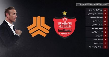 اعلام ترکیب پرسپولیس مقابل سایپا/ نیمکت نشینی علی علیپور