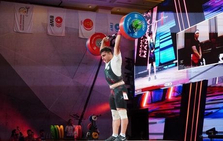 بالاخره وزنه برداری ایران طلا گرفت / دسته ۱۰۹ کیلوی قهرمانی آسیا