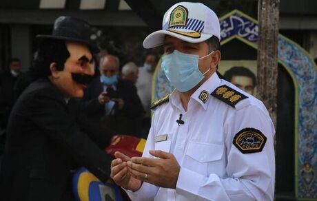 فرهنگسازی ترافیکی در معابر پایتخت با رونالدو و مسی + عکس