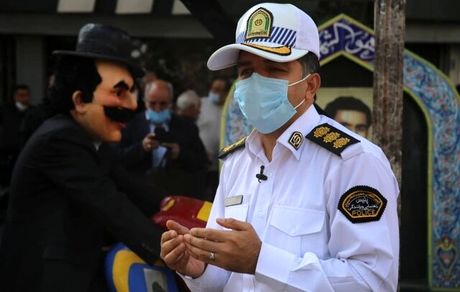 فرهنگسازی ترافیکی در معابر پایتخت با رونالدو و مسی + عکس