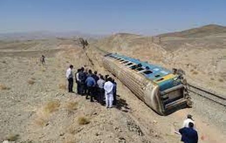 قطار تهران زاهدان از ریل خارج شد / حادثه خسارت جانی نداشت