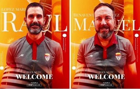 دو مربی اسپانیایی دستیار نکونام در فولاد شدند