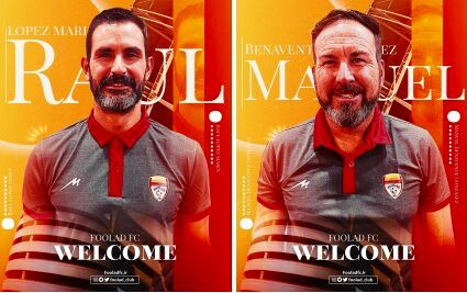 دو مربی اسپانیایی دستیار نکونام در فولاد شدند