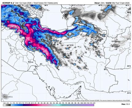 سامانه بارشی جدید هفته آینده وارد کشور می‌شود