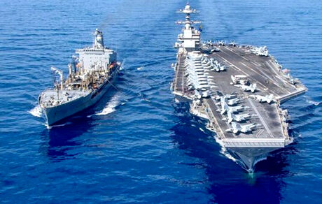 ناوهواپیمابر "آیزنهاور" در خلیج فارس مستقر شد