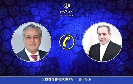 رایزنی تلفنی عراقچی با همتای پاکستانی درخصوص سفر رئیس جمهور به این کشور