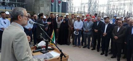افتتاح نیروگاه ۵۴۶ مگاواتی سیکل ترکیبی در تربت حیدریه