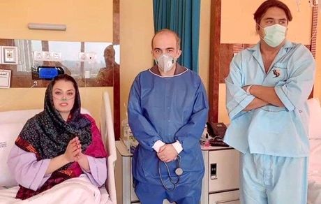 ترخیص خواننده معروف و همسرش از بیمارستان بعد از درمان کرونا