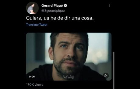 شوک به فوتبال: پیکه از بارسلونا و فوتبال خداحافظی کرد