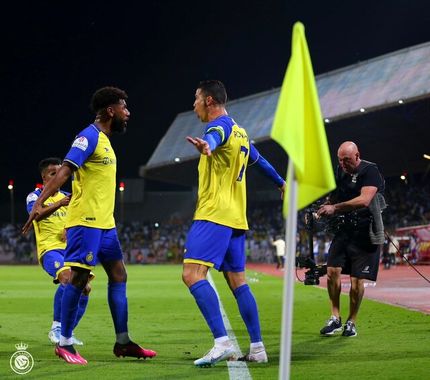 النصر با دو پاس گل رونالدو برد