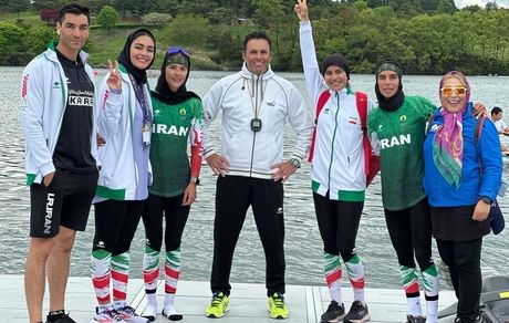 درخشش قایقرانان کشورمان در راه کسب سهمیه المپیک پاریس + تصاویر
