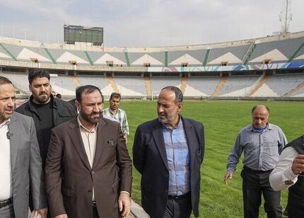 عملیات بازسازی ورزشگاه آزادی در ۳ شیفت کاری در حال انجام است