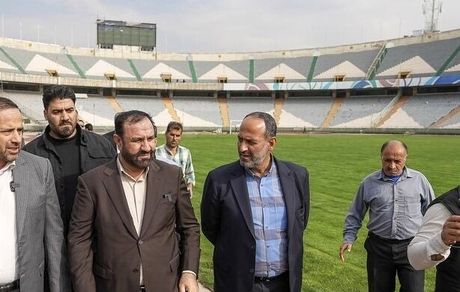 عملیات بازسازی ورزشگاه آزادی در ۳ شیفت کاری در حال انجام است