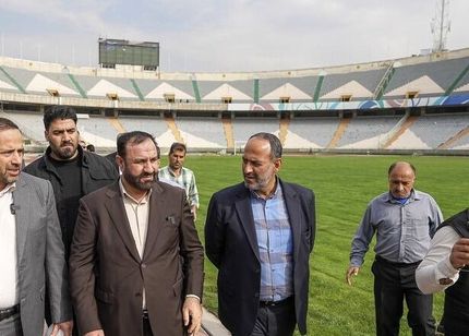 عملیات بازسازی ورزشگاه آزادی در ۳ شیفت کاری در حال انجام است