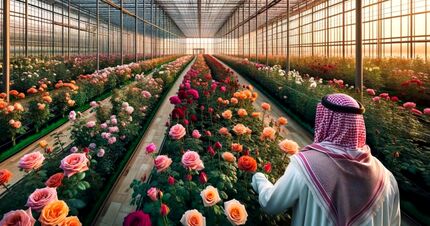 برنامه اعجاب آور عربستان برای کاشت ۲ میلیارد گل رز