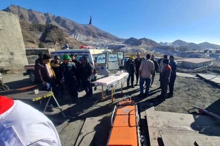 معدن کوشک بافق ریزش کرد: ۶ نفر مصدوم شدند