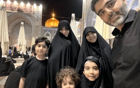 شهادت یک مستشار نظامی ایران در لبنان به همراه خانواده‌ 