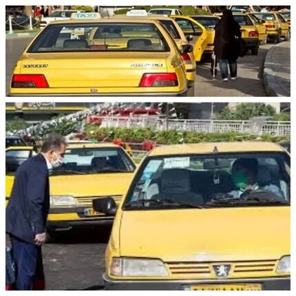 افزایش شدید قیمت کرایه تاکسی در پارس آباد